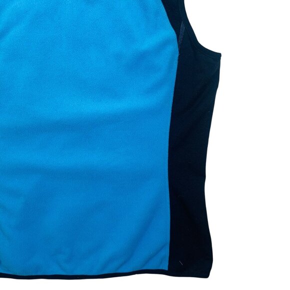 PEAK PERFORMANCE R&D Mid Waistcoat Woman's LARGE Full Zip Stretchy blue and blac - Picture 14 of 15